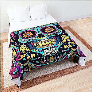 Intricate Sugar Skull Elegance Comforter