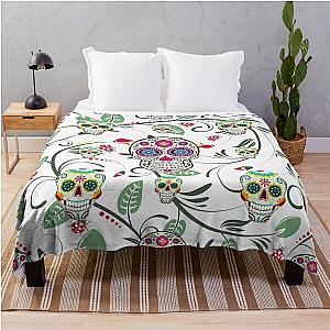 Sugar Skull Garden. Throw Blanket