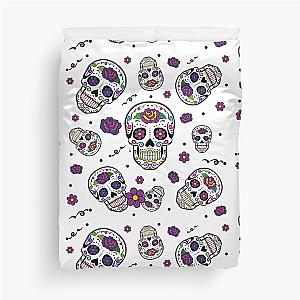 Sugar skull pattern Duvet Cover