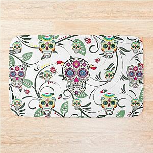 Sugar Skull Garden. Bath Mat