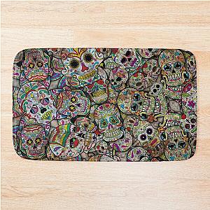 Bunch of Sugar Skulls Bath Mat