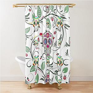 Sugar Skull Garden. Shower Curtain