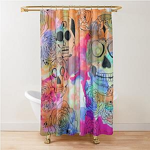 My Sugar Skull Family Shower Curtain