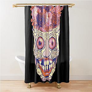 funny sugar skull Shower Curtain