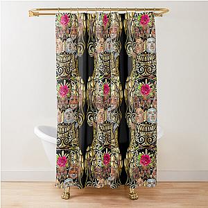 Sugar Skull masks Shower Curtain