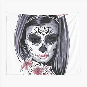 Sugar Skull Girl Tapestry