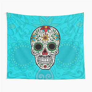 Sugar Skull Pattern Tapestry