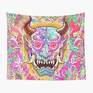 Crazy Decora - Sugar Skull Oni Tapestry