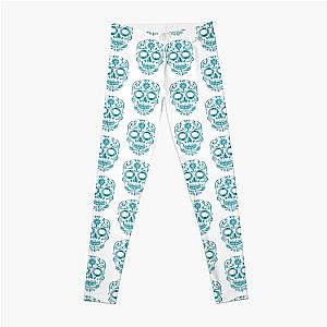 Sugar Skull Blues Leggings