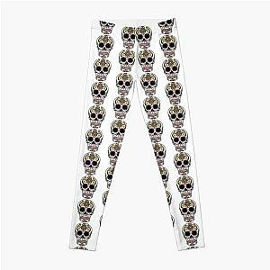 Sugar Skull Tattoo Leggings