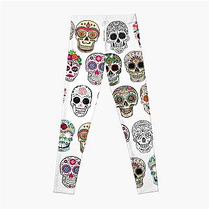 Sassy Sugar Skull Design Leggings