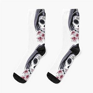 Sugar Skull Girl Socks