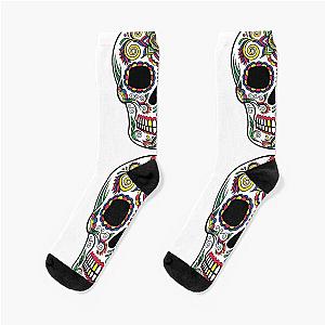 Sugar Skull Tattoo Socks