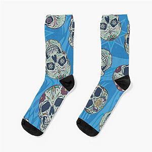 Sugar Skull Pattern Socks