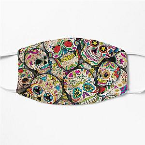 Sugar Skull Collage Flat Mask