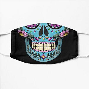 Mexican Skull Face Mask - Reusable Printed Catrina Face Mask - Day of The Dead Face Mask - Sugar Skull Face Mask Flat Mask