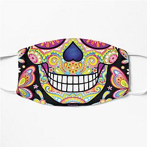 Sugar Skull with Butterflies Flat Mask