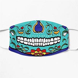 Sugar Skull Calavera Face Mask 2 Flat Mask