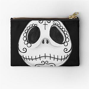 Sugar Skull Jack Skellington face Zipper Pouch