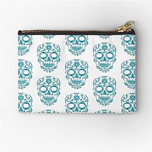 Sugar Skull Blues Zipper Pouch