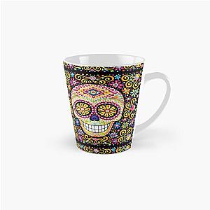 Colorful Sugar Skull - Psychedelic Day of the Dead Skull Art by Thaneeya McArdle Tall Mug