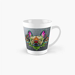 Day of the Dead French Bulldog in Fawn Sugar Skull Dog Tall Mug