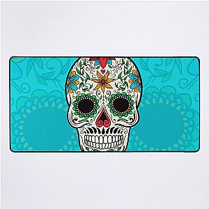 Sugar Skull Pattern Desk Mat