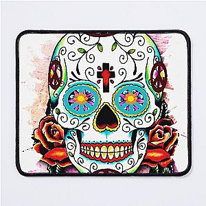 Sugar Skull - A Funny Horror T-Shirt Mouse Pad