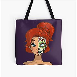 Sugar Skull Series: Russian Princess All Over Print Tote Bag