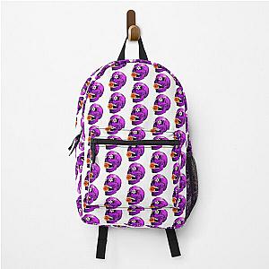 Purple Floral Sugar Skull Backpack