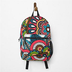 Sugar Skull Coloring Flower Backpack