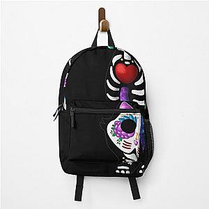 Sugar Skull Cat Dia De Los Muertos Mexican Gift Backpack