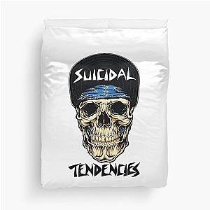 face skull suicidal tendencies  Duvet Cover