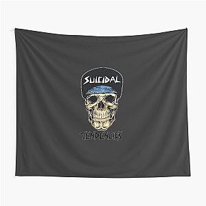 face skull suicidal tendencies tapestry