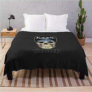 Skull Suicidal Teiidences Throw Blanket