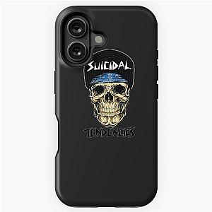 Face skull suicidal tendencies sticker tough case iPhone