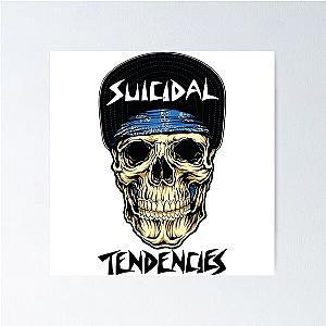 Face skull suicidal tendencies Poster