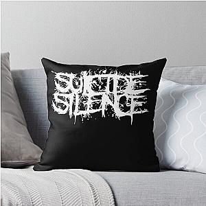 The Black Suicide Silence Retro Throw Pillow