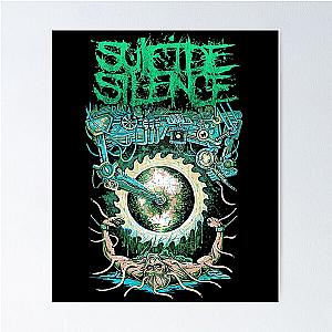 Retro Vintage Suicide Silence New Artwork Poster