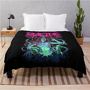 Retro Suicide Silence Vintage Throw Blanket Band