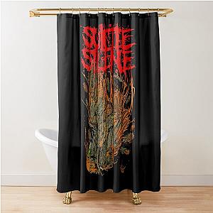 Graphic Suicide Shower Curtain