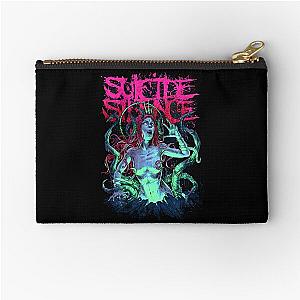 Vintage Retro Band Silence Zipper Pouch