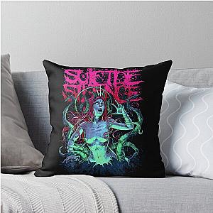 Vintage Retro Band Suicide Silence Throw Pillow