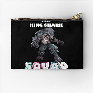 King shark, squad, carolina hurricane, king of hearts, playing, sports, suicide Squad Zipper Pouch