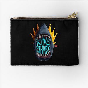 The Suicidee.Squadzz Big King Shark Logo Zipper Pouch