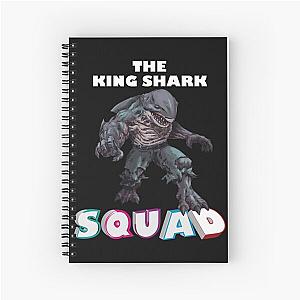 King shark, squad, carolina hurricane, king of hearts, playing, sports, suicide Squad Spiral Notebook