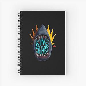 The Suicidee.Squadzz Big King Shark Logo Spiral Notebook