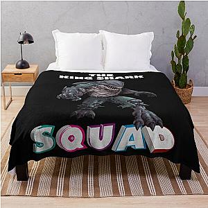 King shark, squad, carolina hurricane, king of hearts, playing, sports, suicide Squad Throw Blanket