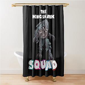 King shark, squad, carolina hurricane, king of hearts, playing, sports, suicide Squad Shower Curtain