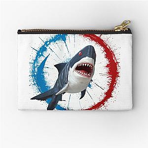 shark splash Zipper Pouch